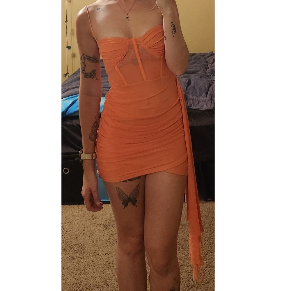 Peach Dress - Small
